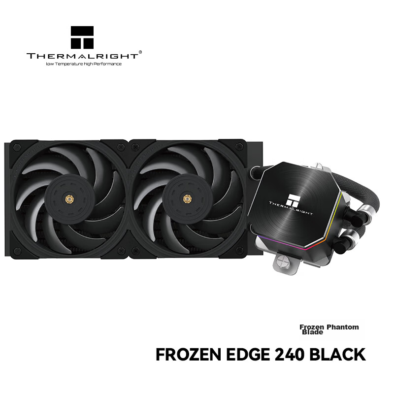 Thermalright Frozen Edge 240 BLACK, All-In Liquid CPU Cooler, Metal Cold Plate, CPU Cooler, FE240 BLACK