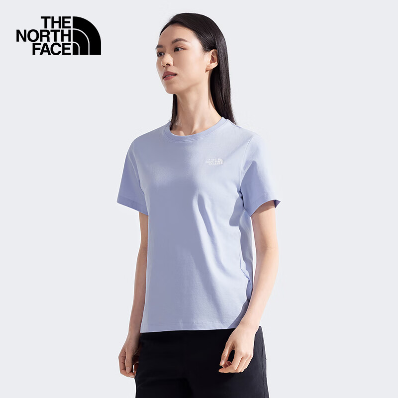 The North Face Women's Short Sleeve T-Shirt Outdoor Comfortable Breathable 8EYP Purple/0VI M