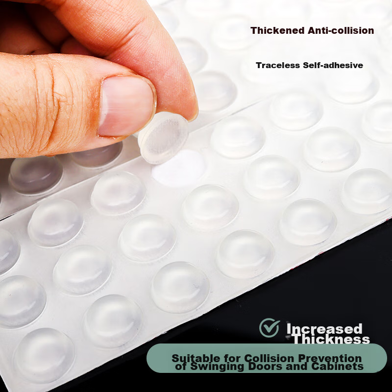 Touch Fish Refrigerator Stickers, Anti-Collision Stickers, Silicone Particles, Door Handles, Cabinet Doors, Toilet Anti-Bump, Anti-Collision Rubber Particles, Furniture Anti-Slip, Sound-Absorbing, Sho