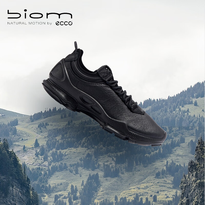 ECCO BIOM C 25 Early Spring New Cowhide City Running Shoes Women's Walking 800443 Black 36
