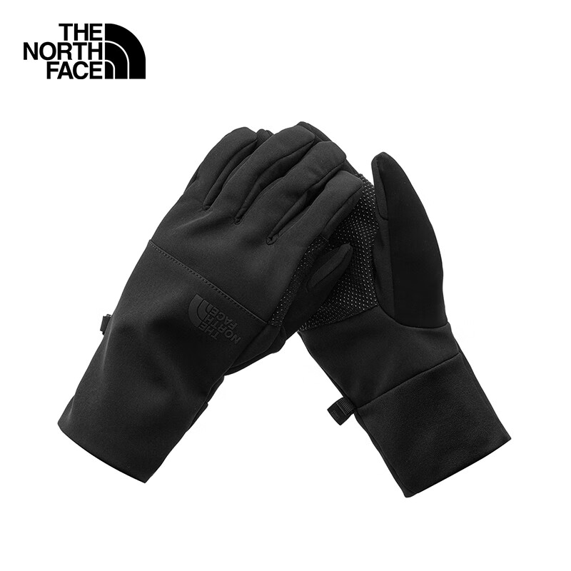 The North Face Women's Outdoor Gloves, Warm, Suitable for Cycling And Running, Touchscreen Compatible, 7RHF, Black/JK3, Size M