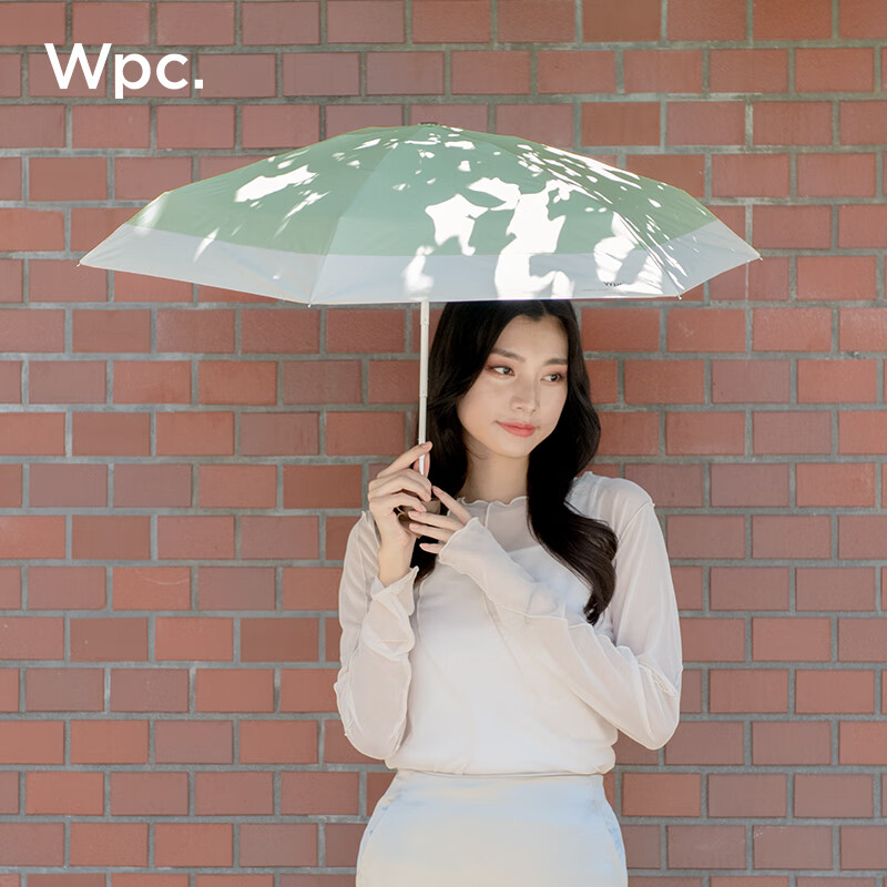 Wpc. Japanese Sun Umbrella, 5-Fold Compact Portable Mini Black Umbrella, Sun Protection Umbrella, UV Protection