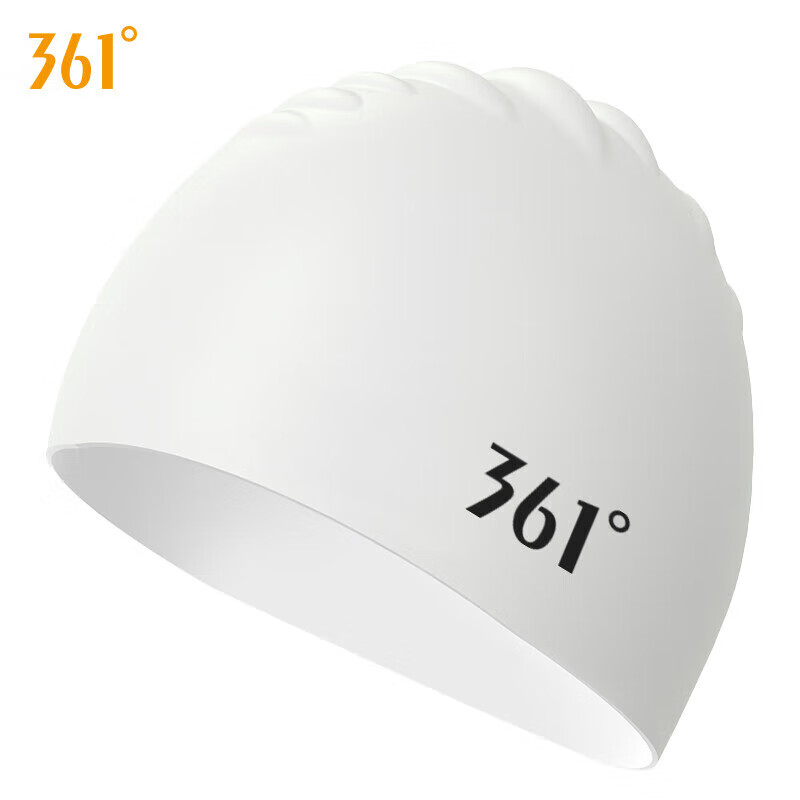 361° Swimming Cap for Men And Women, Waterproof, Ear-Protecting, Comfortable, Non-Binding, Enlarged Silicone Adult Long Hair Professional Training Swim Cap