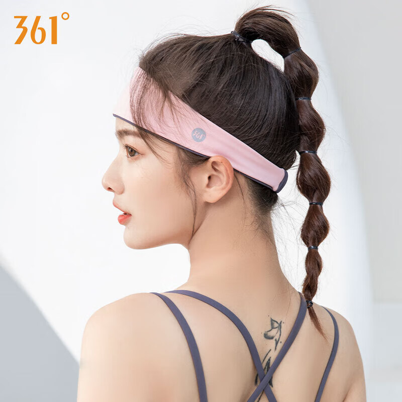 361° Yoga Headband for Women, Running Sweat-Absorbing Sweat-Stopping Band, Anti-Sweat Fitness Headband, Headwear Sweat-Guiding Band