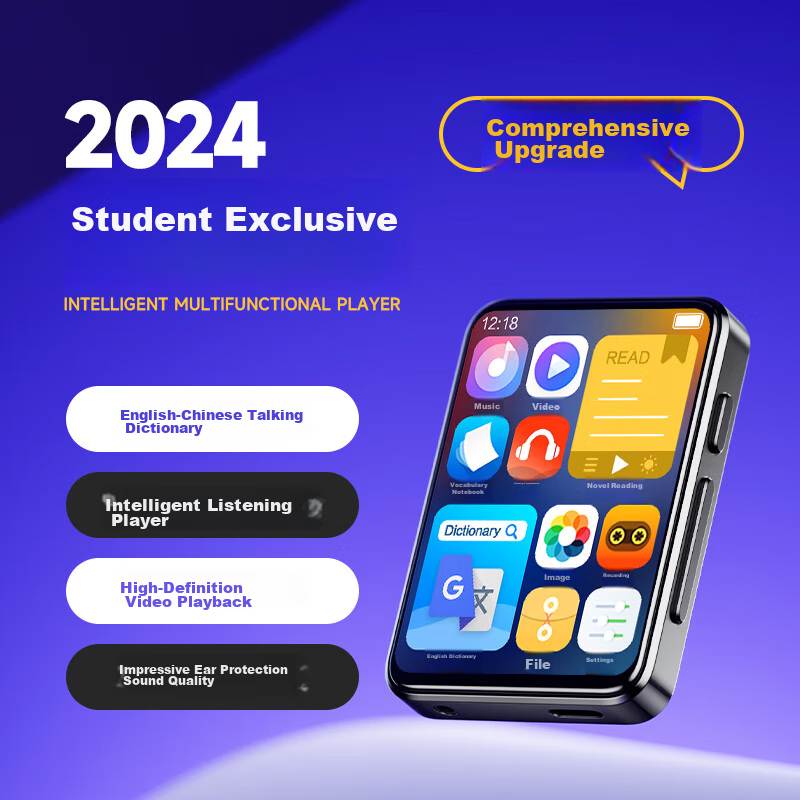 Benjie X5-128G Smart Bluetooth MP3 Player, MP4 E-Reader for Novels, MP5 E-Book Reader, P3p4p6