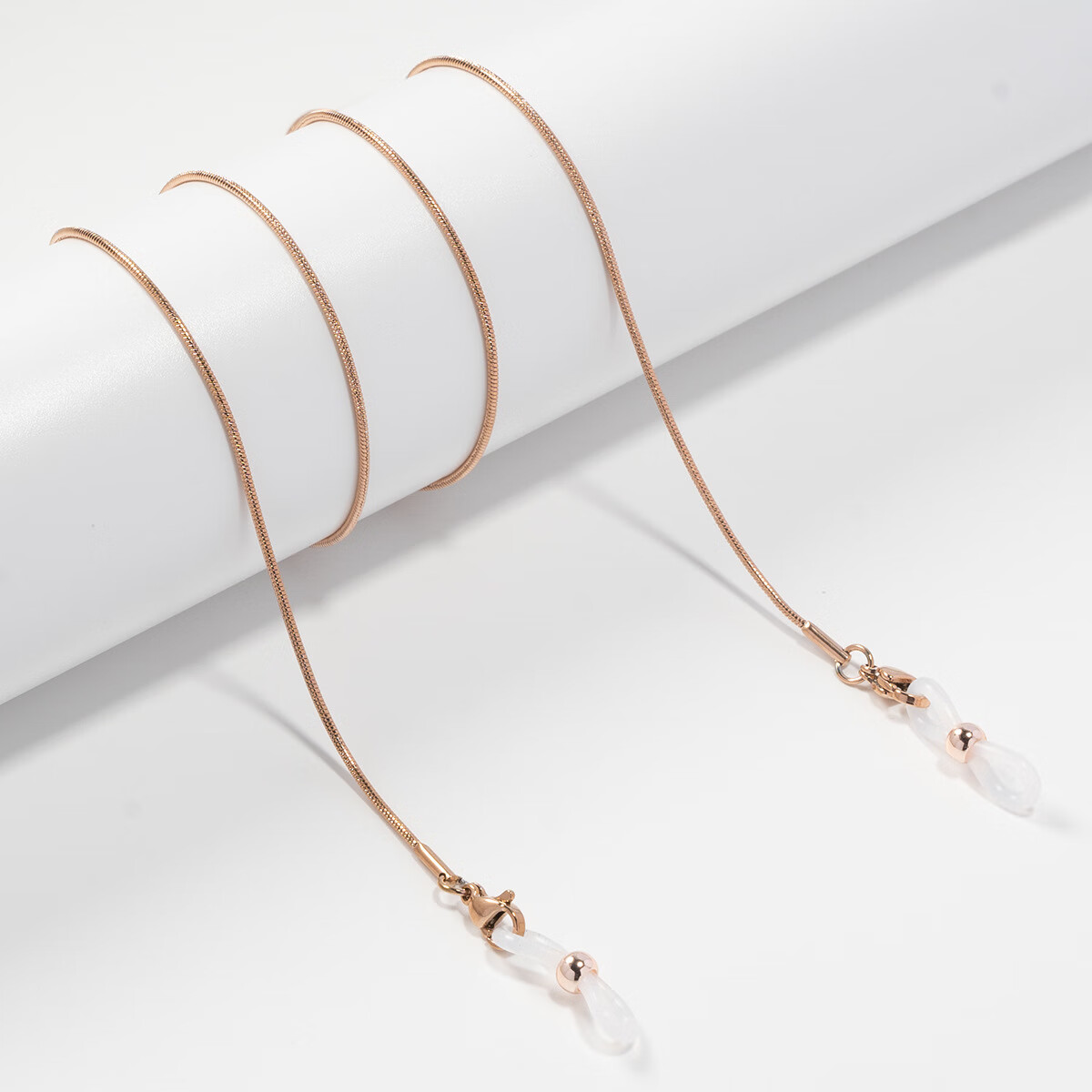 HB Glasses Chain Sunglasses Titanium Steel Hanging Chain Non-fading Chain Neck Hanging Anti-drop Net Red Trendy Sunglasses Chain