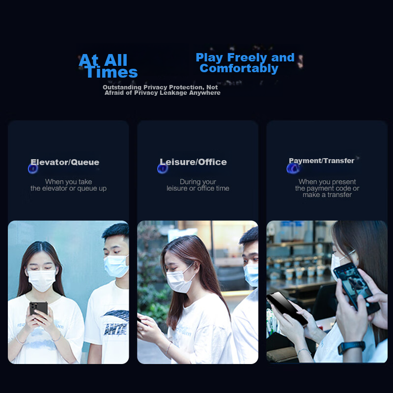 PISEN Privacy Screen Protector for IPhone 16 Pro Max, Anti-Spy Tempered Glass Film, Shatterproof, Anti-Fingerprint, Anti-Peeping, Privacy Protection Film, 2 Pieces