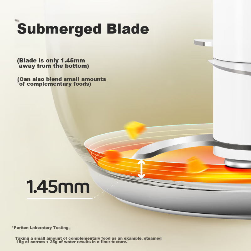 Pulidun (PLODON) Baby Food Processor, Multifunctional Food Grinder, Electric Blender, Baby Food Preparation Tool