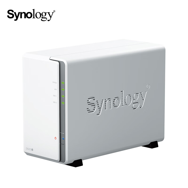 Synology DS223j Dual-Bay NAS Network Storage Server, Private Cloud, Smart Album, Automatic File Synchronization