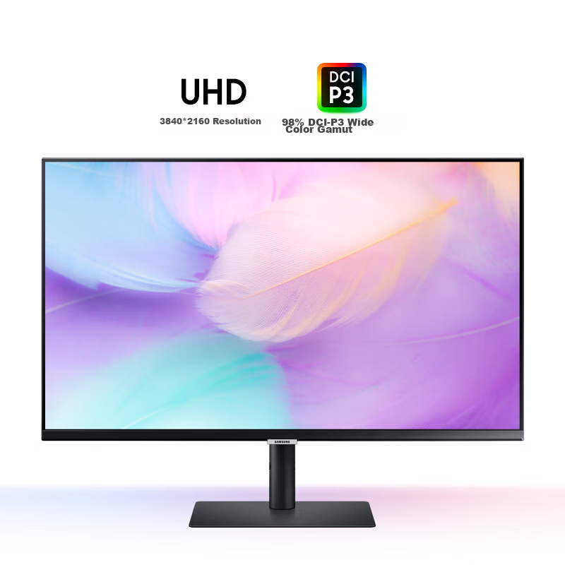 Samsung 27-Inch S80PB, 4K IPS, Color Accuracy Certified, Professional Design Monitor, HDR400, Type-C 90W, 2022 CES Award Winner, LS27B800PXCXXF