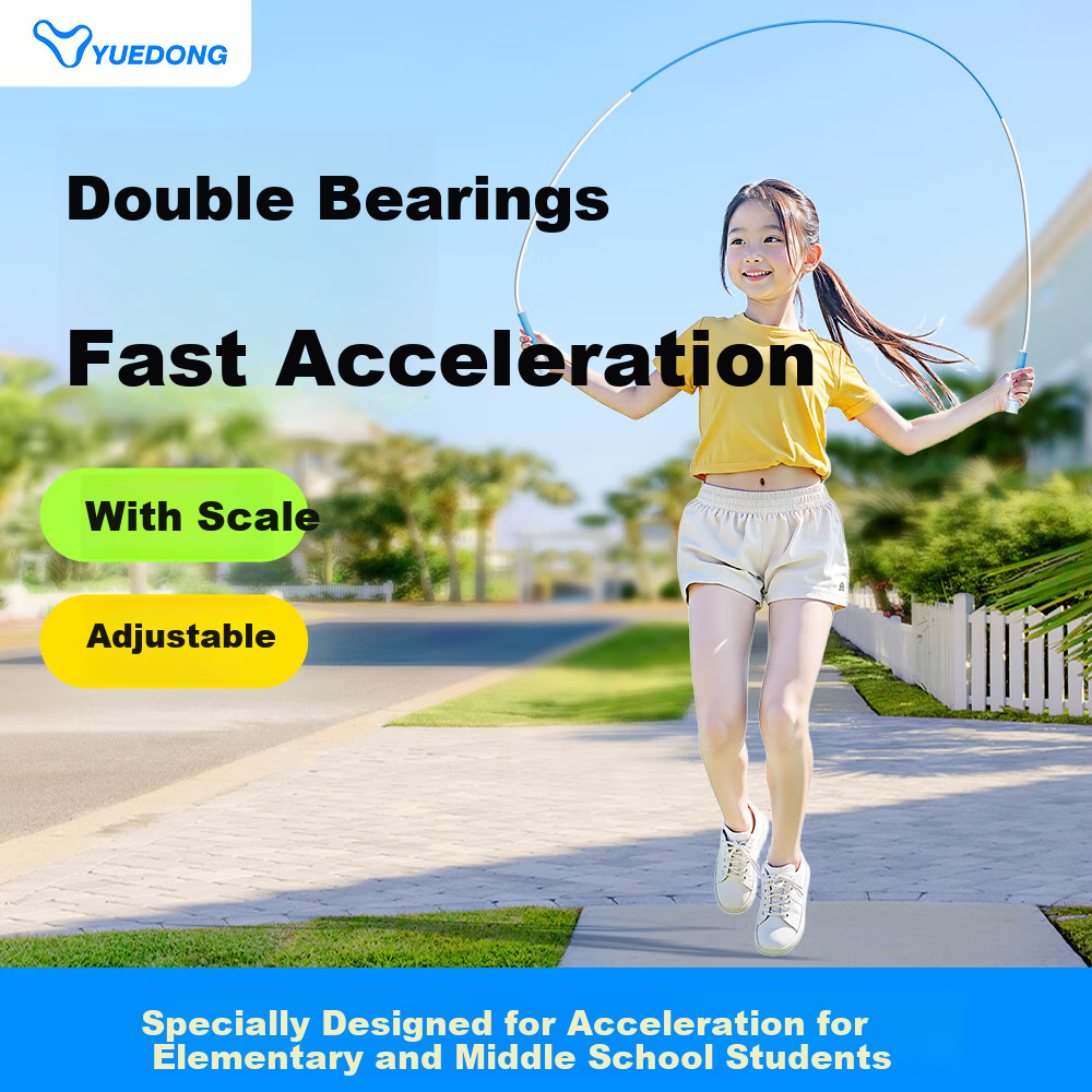 Jump Rope for Children, Primary School Grade 1 Professional Speed Skipping Rope for Students Preparing for Exams, Blue