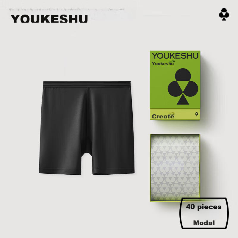 Youkeshu Women's Underwear, Modal Antibacterial Safety Shorts, Anti-Exposure Seamless, Lightweight Breathable Base Layer, XL