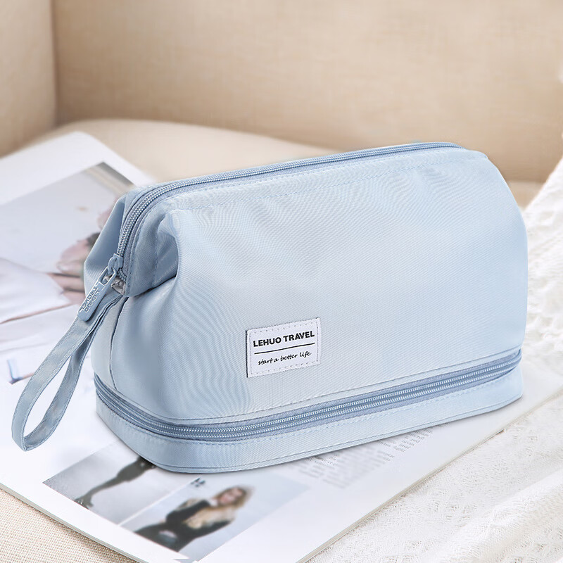 Lively Travel Cosmetic Bag, Portable, for Women, Large Capacity, for Business Trips, Toiletries, Skincare Products, Waterproof Storage Bag, Convenient for Women to Carry When Going Out