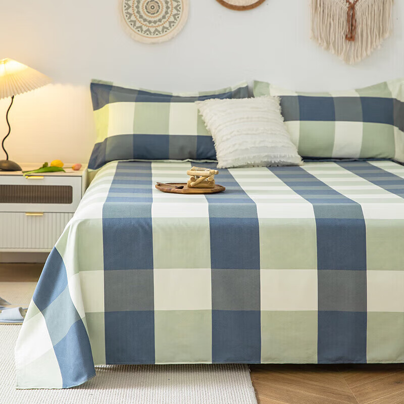 Grace Bed Sheet Single Piece, Double Bed Sheet, All-Season Skin-Friendly Bedding, Golden Coast, 2.3*2.5M