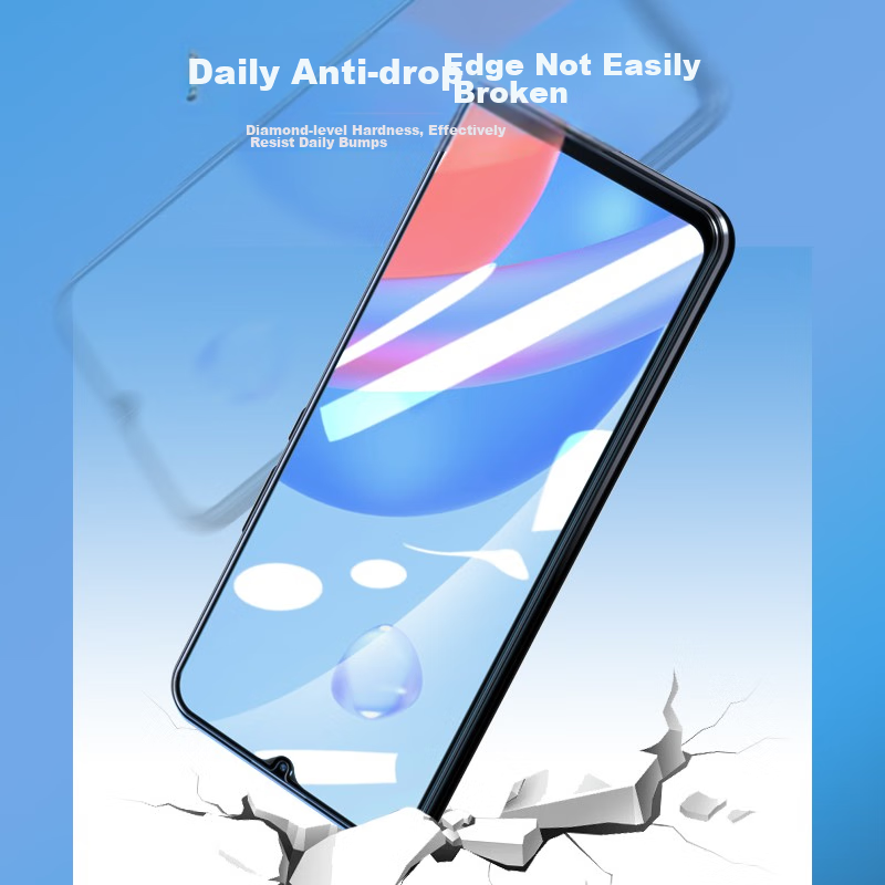 Langke Tempered Glass Screen Protector Compatible with Honor Play5T/5t Active Edition, Huawei Enjoy 20 Full Coverage, HD Ultra-Thin, Shatterproof, Anti-Fingerprint Glass Film Protective Film