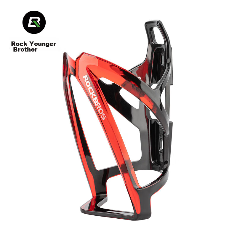 Luoke Brothers Bicycle Water Bottle Holder, Colorful Mountain Bike And Road Bike Water Cup Holder, Cycling Bracket, Equipment Accessory, Black And Red