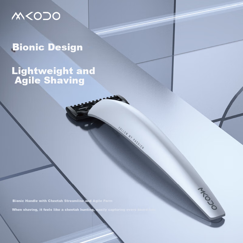 Mkodo X1 Manual Shaver Razor Shaving Kit Anniversary Birthday Gift Shaver for Boyfriend Husband Men Gift Box