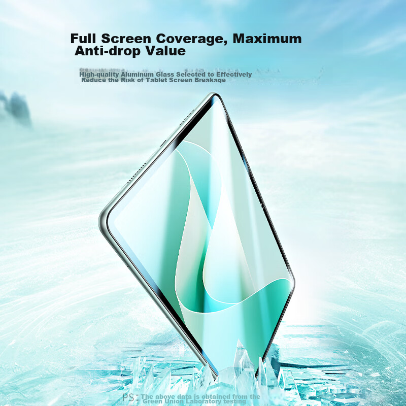 Lulian Tempered Glass Screen Protector for Huawei MatePad SE 11-Inch 2024 New Model, Full Screen High Definition Anti-Drop Anti-Fingerprint Protective Film for Huawei Tablet