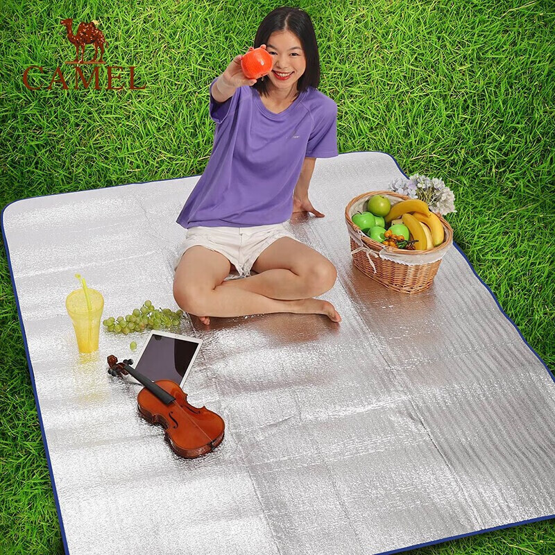 Camel Outdoor Moisture-Proof Mat, Waterproof Portable Picnic Mat, Camping Mat, Picnic Mat, Tent Mat, Market Stall Mat, Ground Cloth