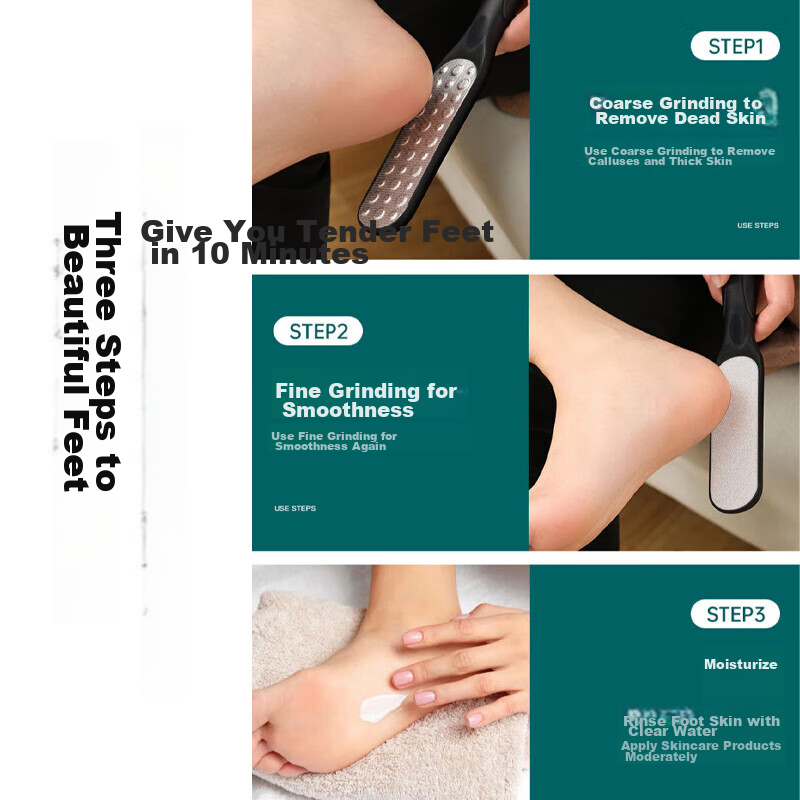 Xiaotianlai Foot File, Pedicure Tool, Home Use Callus Remover, Heel And Corn Removal Device, Foot Scrubber