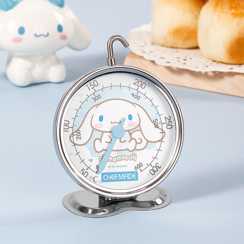 Culinary Cinnamon Dog Official License Wall-Mounted Kitchen Oven Thermometer, Heat-Resistant, CL5026