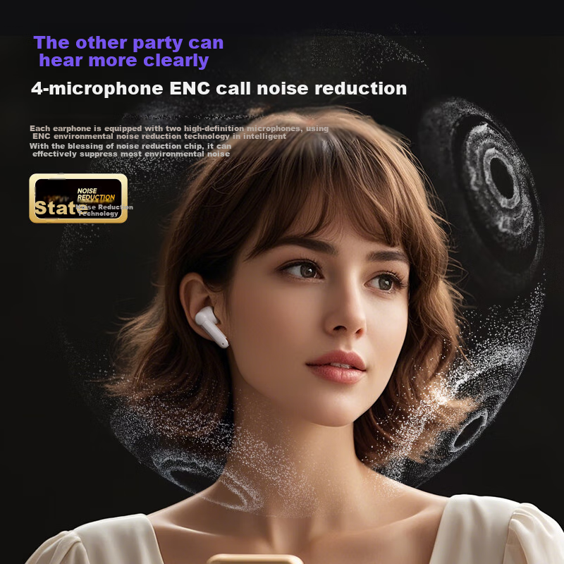 SoundPEATS Feel 1 Pro True Wireless Bluetooth Earbuds with ANC Active Noise Cancelling In-Ear Low Latency Gaming Earphones High Fidelity Headphones Compatible with Apple Huawei Phones