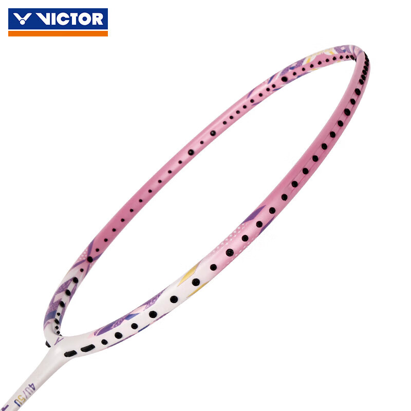 VICTOR Badminton Racket, All-Carbon Single Racket, Offensive Type TK-280 EX/T/4U, Muji Purple Unstrung Racket