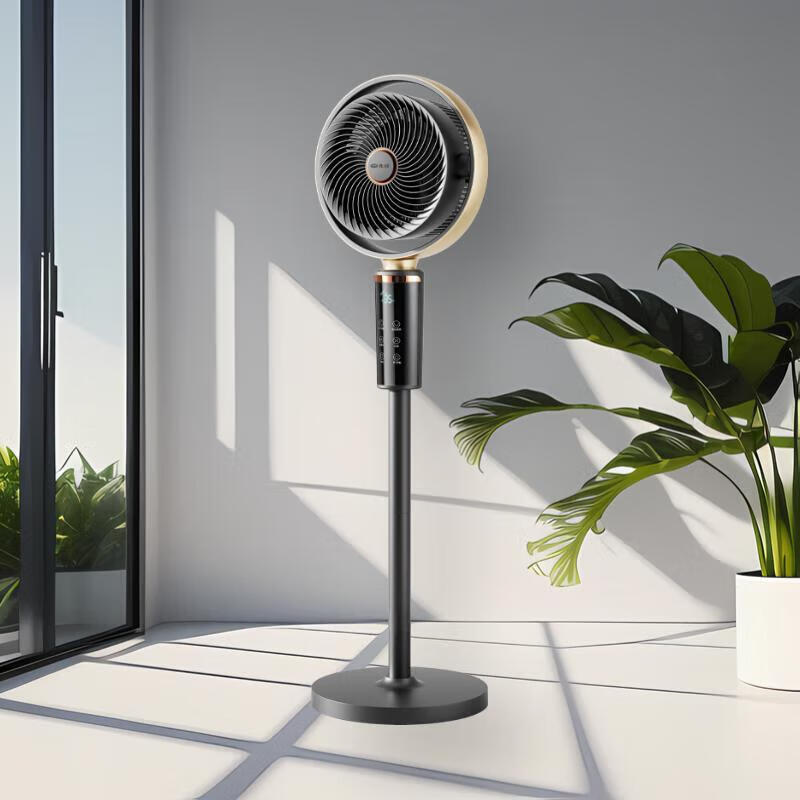 SINGFUN (SINGFUN)【0 Noise Quiet Sleep】Air Circulator Fan/DC Copper Motor Stand Fan/Home 32-Speed Stand Electric Fan Energy Saving for 25 Years New Light Sound FS2503Y
