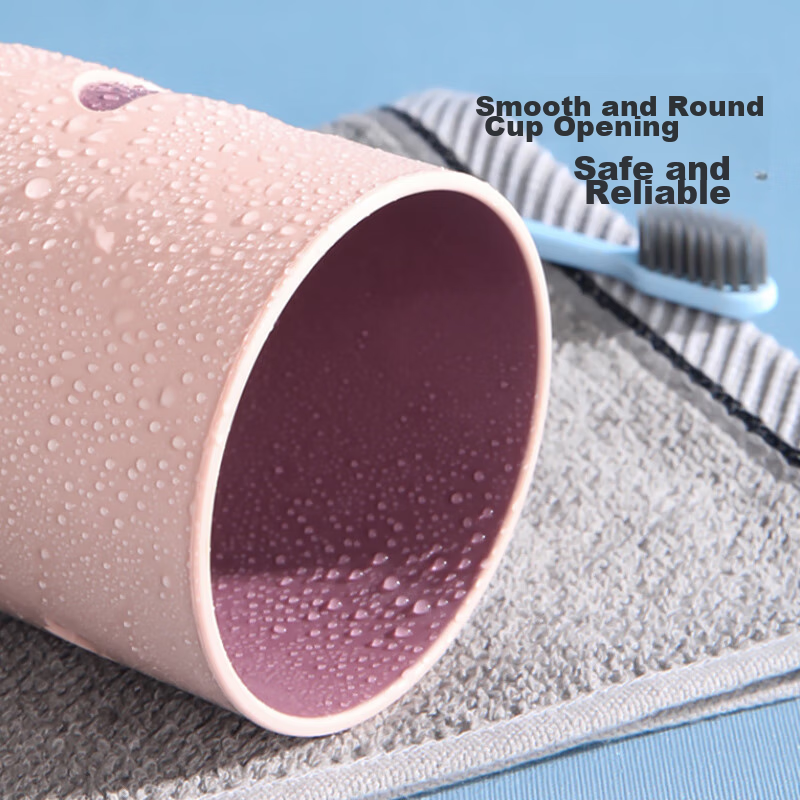 Meiliya Mouthwash Cup, Couple's Toothbrush Cup, Washing Cup, Adult And Children's Home Toothbrush Holder, 2 Pieces