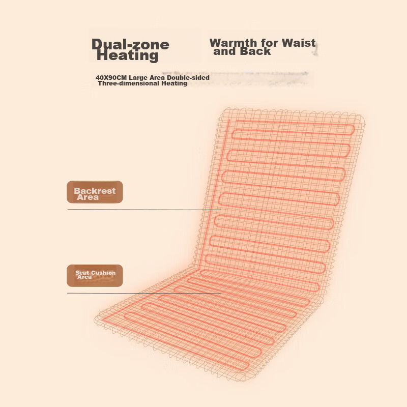 Xinke Electric Heating Seat Cushion, Office Chair Pad, Body Warmer, Electric Heating Chair Pad, Electric Heat Cushion, French Velvet Pink