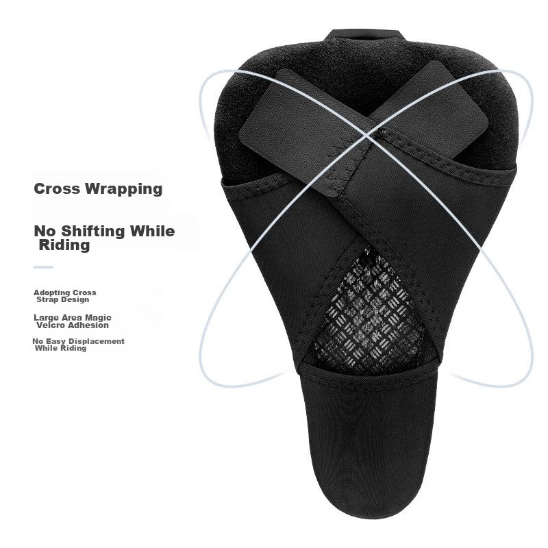 ROCKBROS Bicycle Seat Cover, Quick-Release, Thickened Silicone, Comfortable, for Men And Women, Mountain And Road Bikes, Cycling Seat Cover, Blue