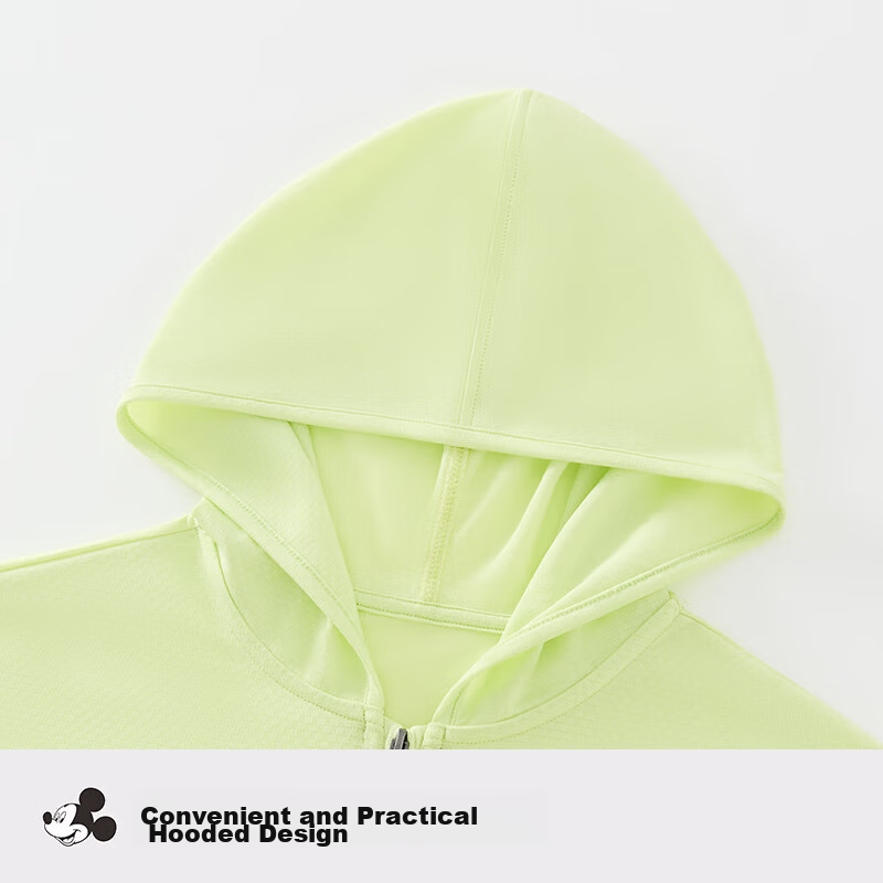 Disney Baby Children's Sun Protection Clothing, Boys And Girls Outerwear, Toddler And Kids Summer Lightweight Garment, Light Green, Size 90