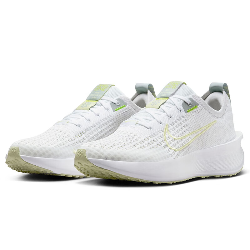 Nike Running Shoes for Women, Shock-Absorbing INTERACT Sneakers, FD2292-103, White, Size 39