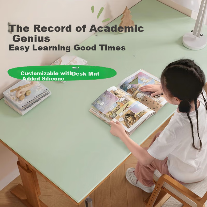 Fengliang Desk Mat, Children's Study Table Pad, Silicone Mat, Study Table Protector, Elementary School Student Desk Cover, High-End Feel